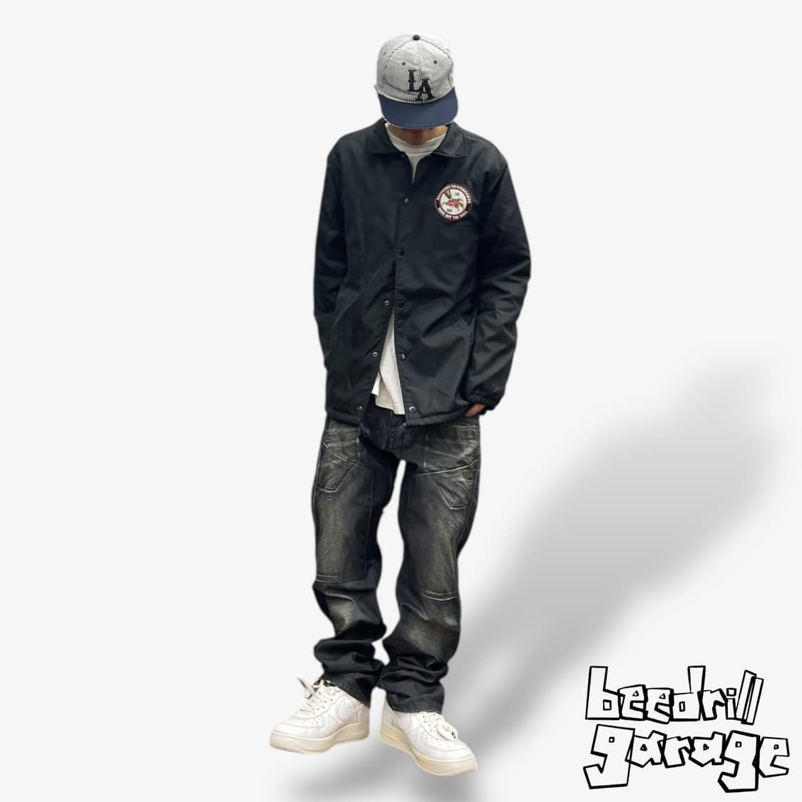 지스타 로우 행크 에어로 테이퍼드 생지 데님 상품이미지1