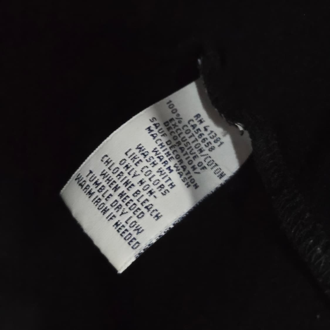 폴로랄프로렌 코튼 카라티 블랙 S  상품이미지4