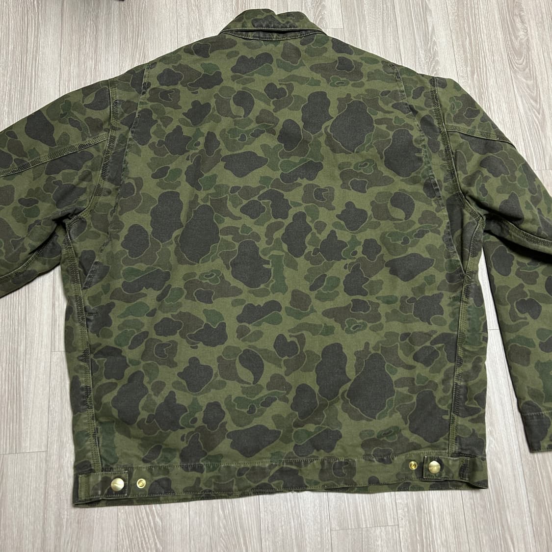 [L/라지] 칼하트WIP 덕 디트로이트 자켓 그린 카모  상품이미지2