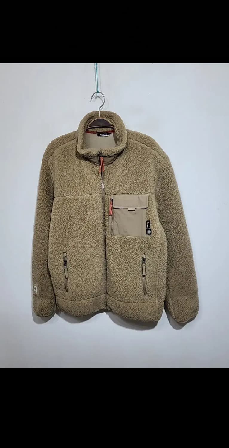 (100) 블랙야크 후리스 점퍼 베이지 뽀글이 플리스 자켓  상품이미지1