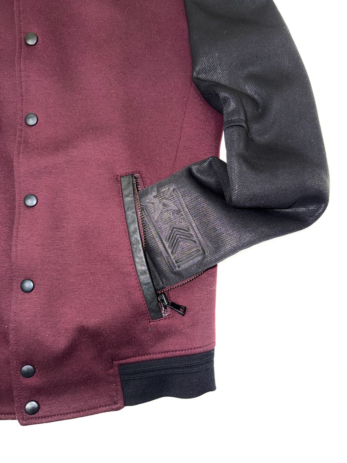 시스템 레더 믹스 테디 자켓 상품이미지5