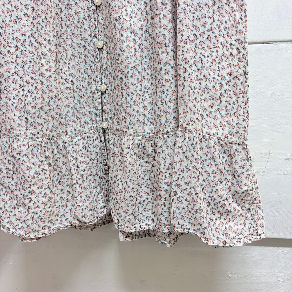 SOSPITA 코튼 잔꽃 네트 모리걸 슬리브리스 L 상품이미지3