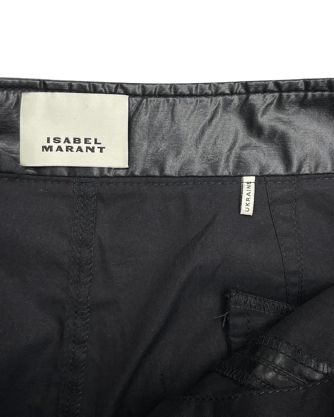 이자벨 마랑 패널드 코팅 스트레이트 레그 팬츠 상품이미지8