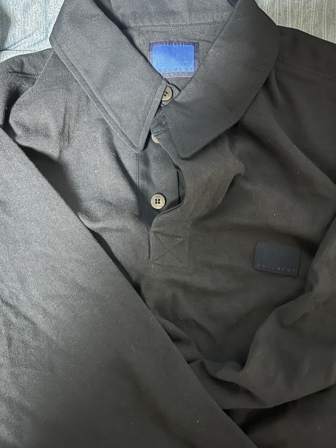 도큐먼트 폴로 긴팔티 M 상품이미지1