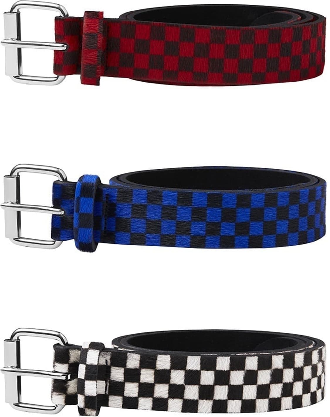 Supreme Checker Pony Hair Belt 상품이미지6