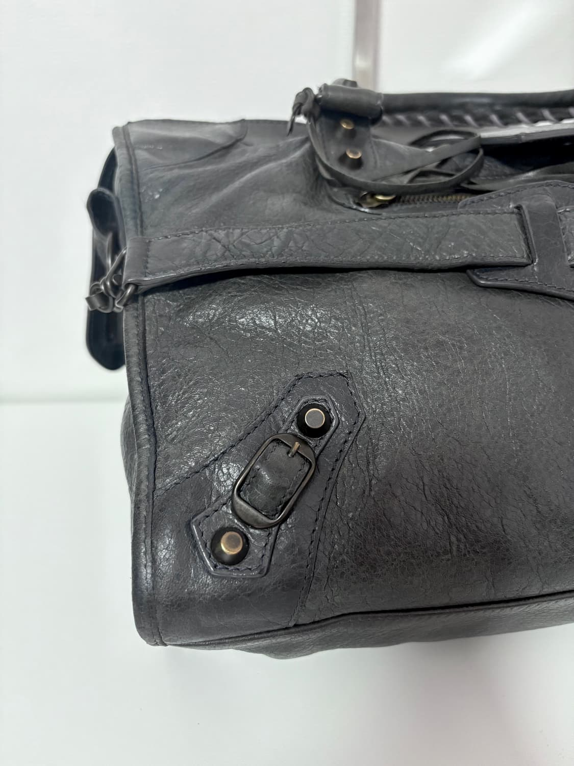 발렌시아가 시티 모터백 그레이 상품이미지7