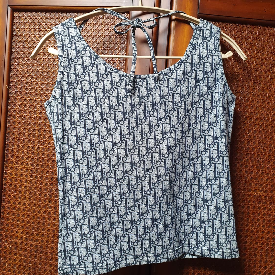 레어❤️ Y2K 디올 오블리크 쟈도르 큐빅 슬리브리스 상품이미지4