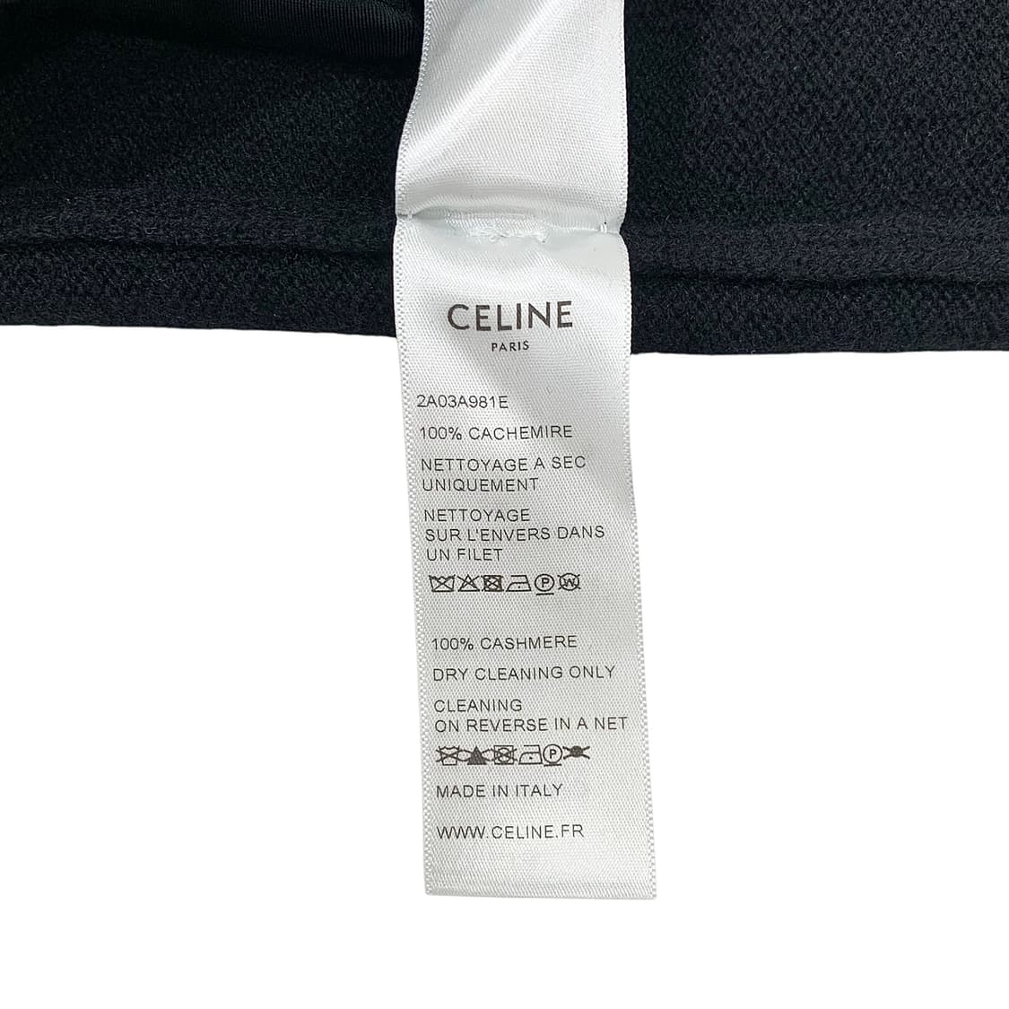 셀린느 로고 체인 캐시미어 롱 가디건 상품이미지6