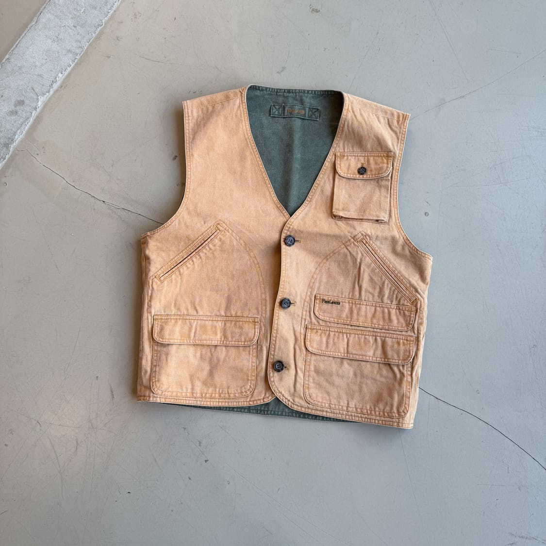 vtg 리버시블 워크 베스트 상품이미지2