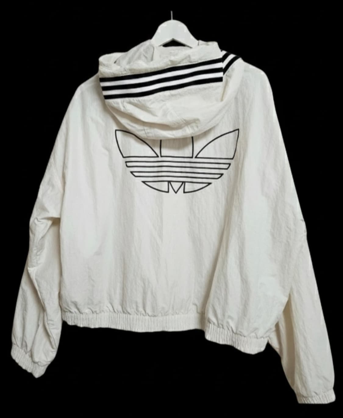 아디다스 크롭 파이어버드 바람막이/화이트 윈드브레이커 상품이미지2