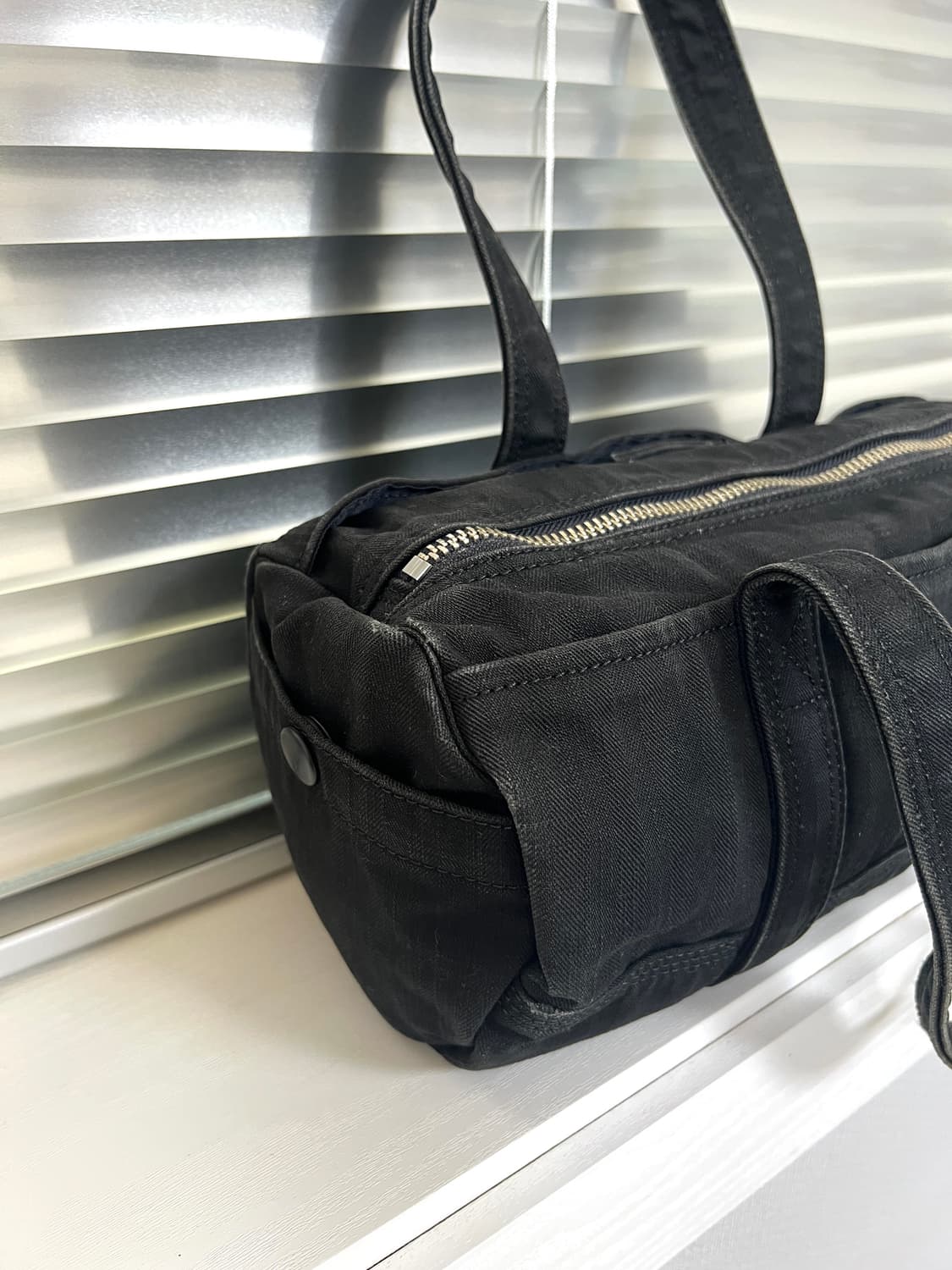 PORTER-CANVAS BOSTON BAG M(Black) 상품이미지10