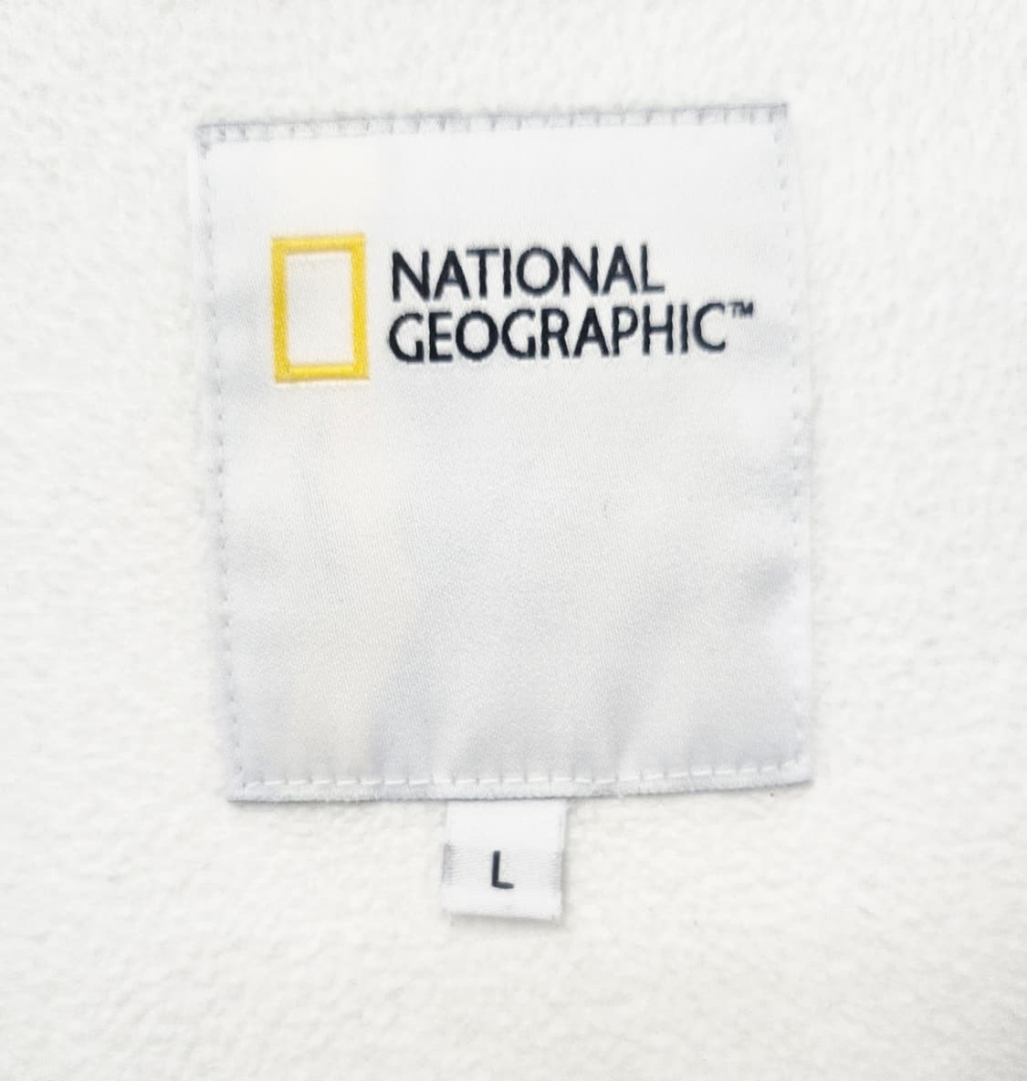 (100)L ☆초대장급☆ 내셔널지오그래픽 [화이트] 쉐르파 후리스점퍼 상품이미지2