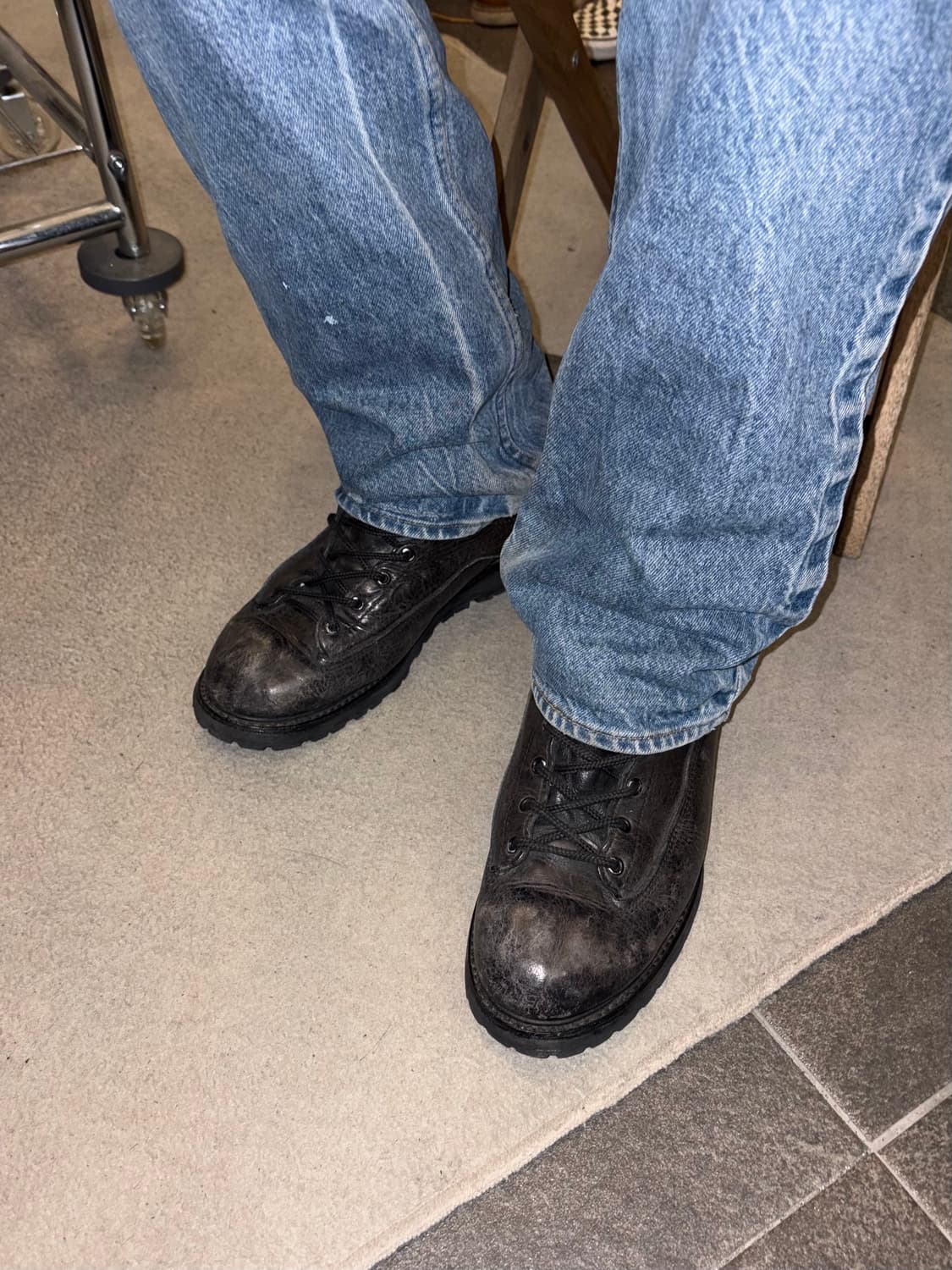 Harley Davidson USA aging rider boots 상품이미지3