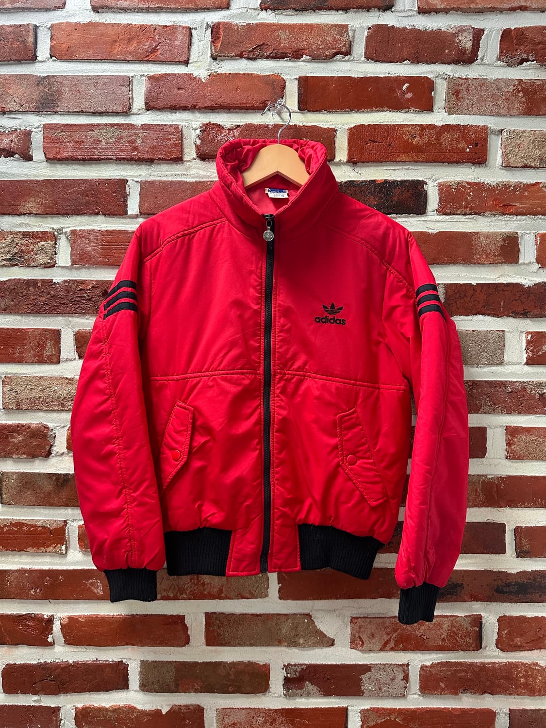 (S)80-90s 아디다스 서독제 하이넥 봄버 레드 상품이미지1