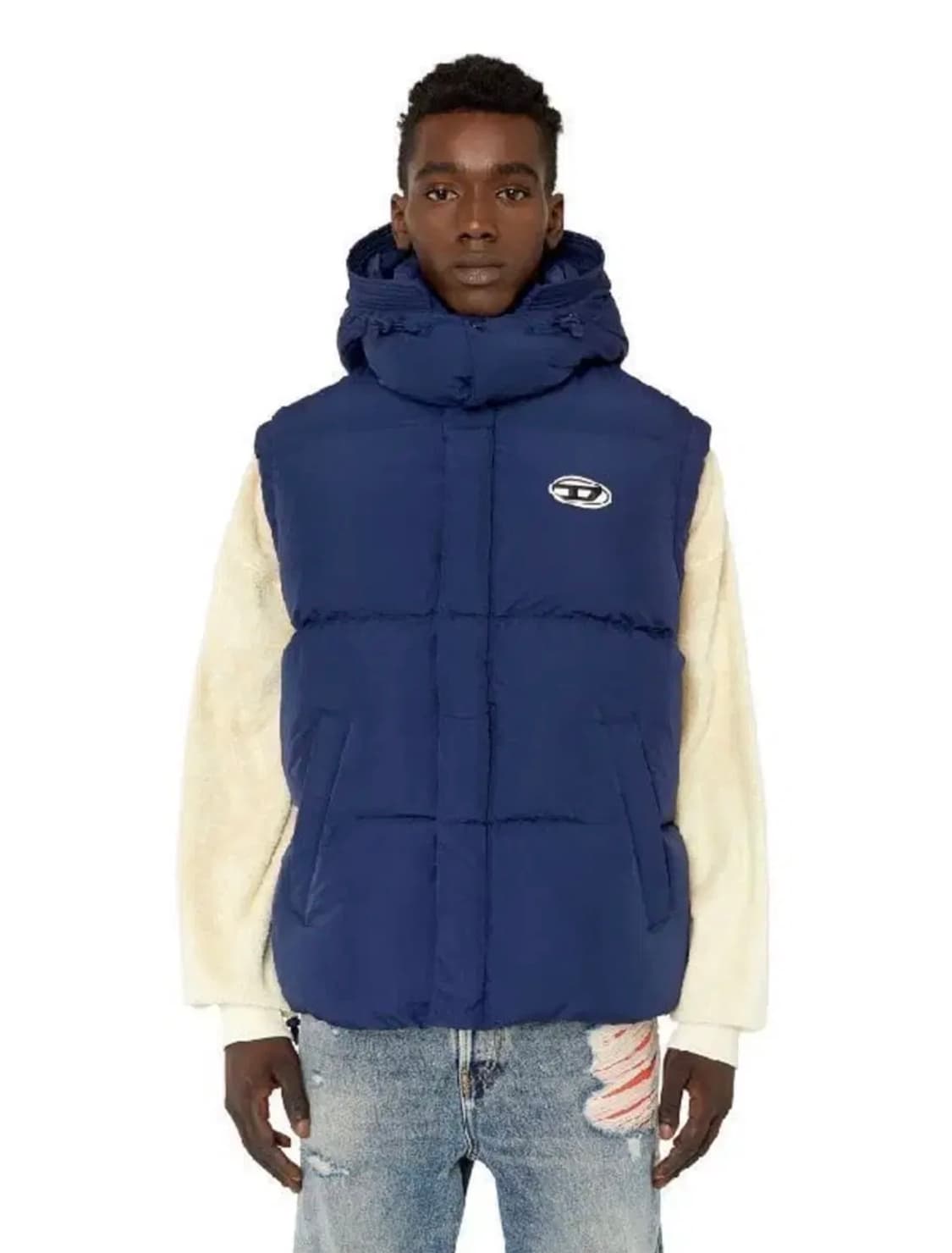 디젤 푸퍼 베스트 다크 블루 L 상품이미지1