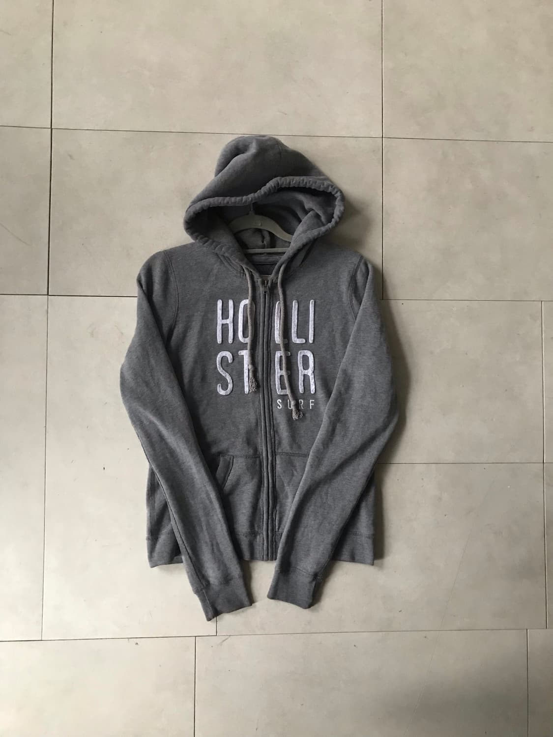 홀리스터 그레이 후드집업 상품이미지6