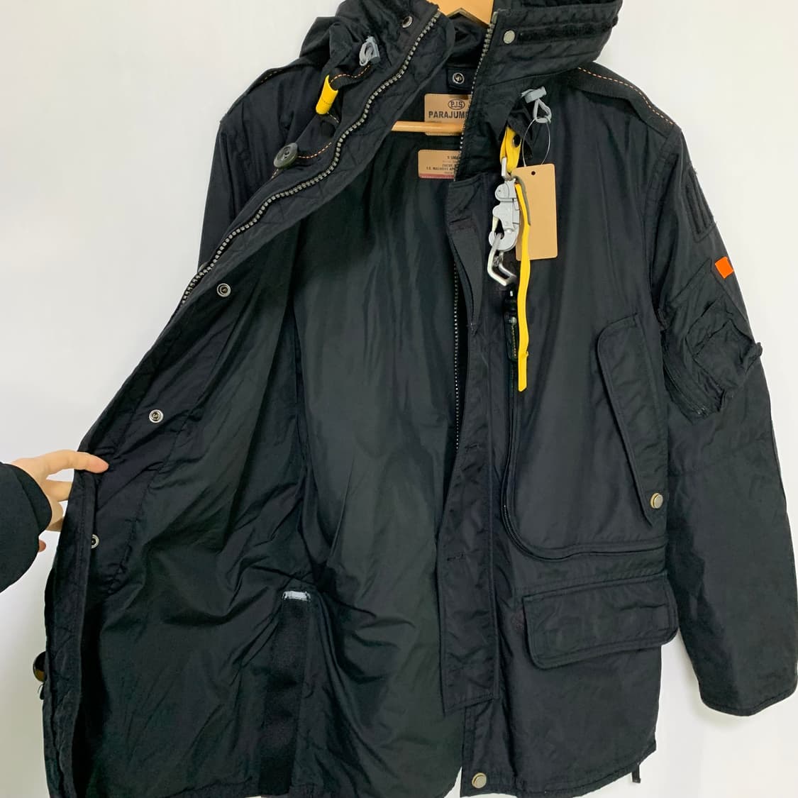 파라점퍼스 하이넥 후드 레스큐 바람막이 점퍼 자켓 고프코어 00s 상품이미지4