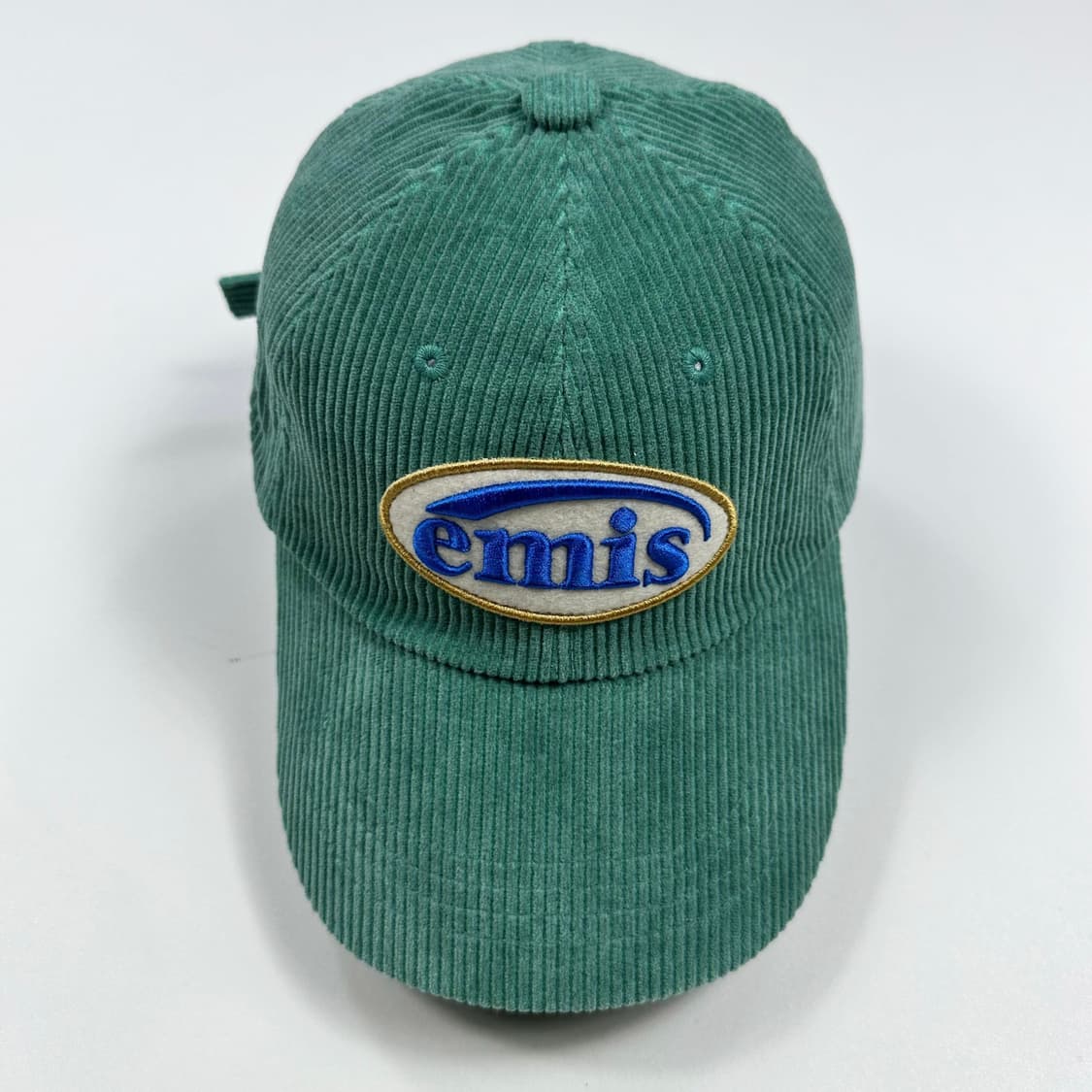 EMIS 이미스 미니멀 코듀로이 볼캡 그린 상품이미지2