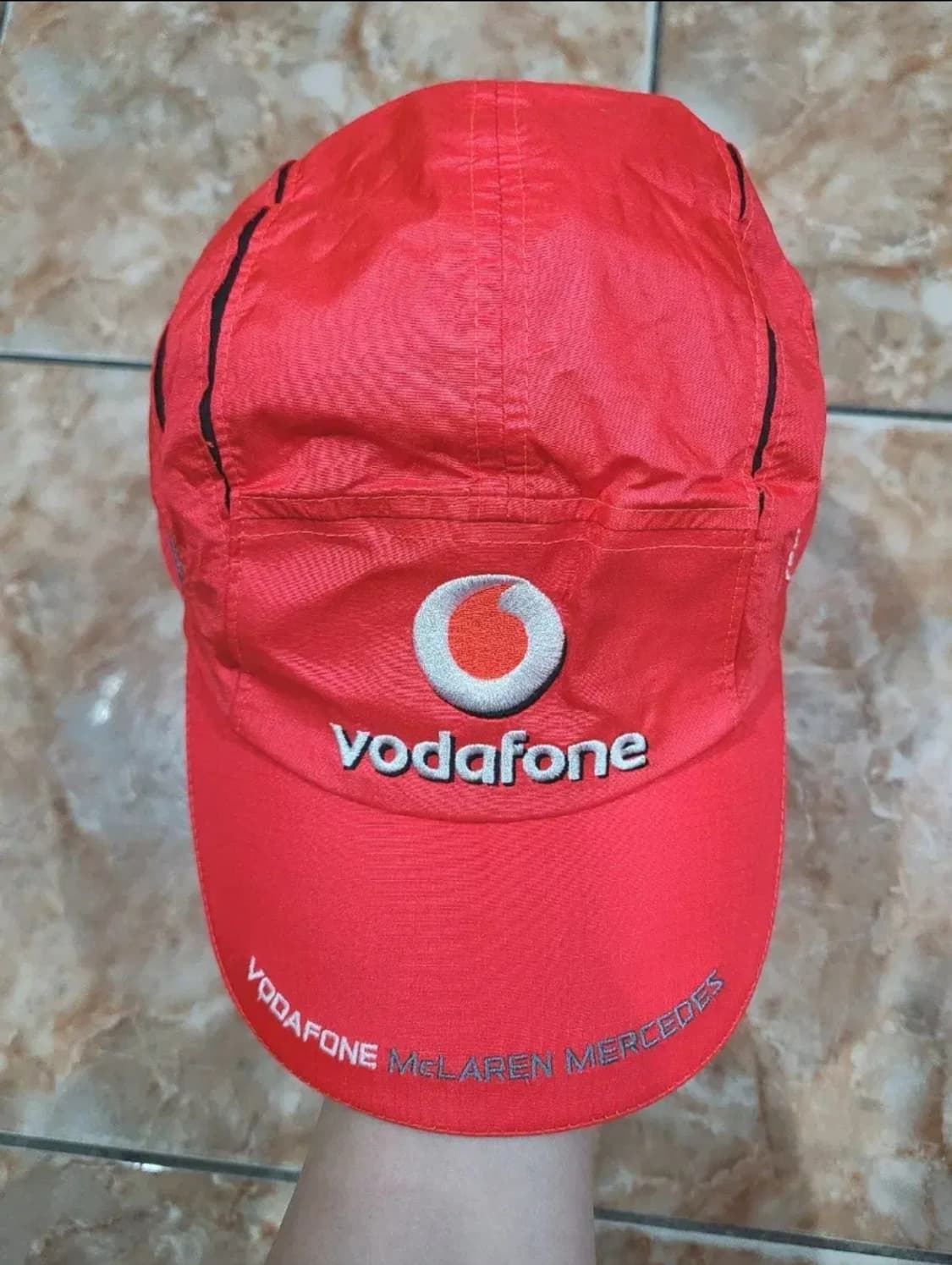 보다폰 맥라렌 메르세데스 F1 레이싱 볼캡 레드 상품이미지2