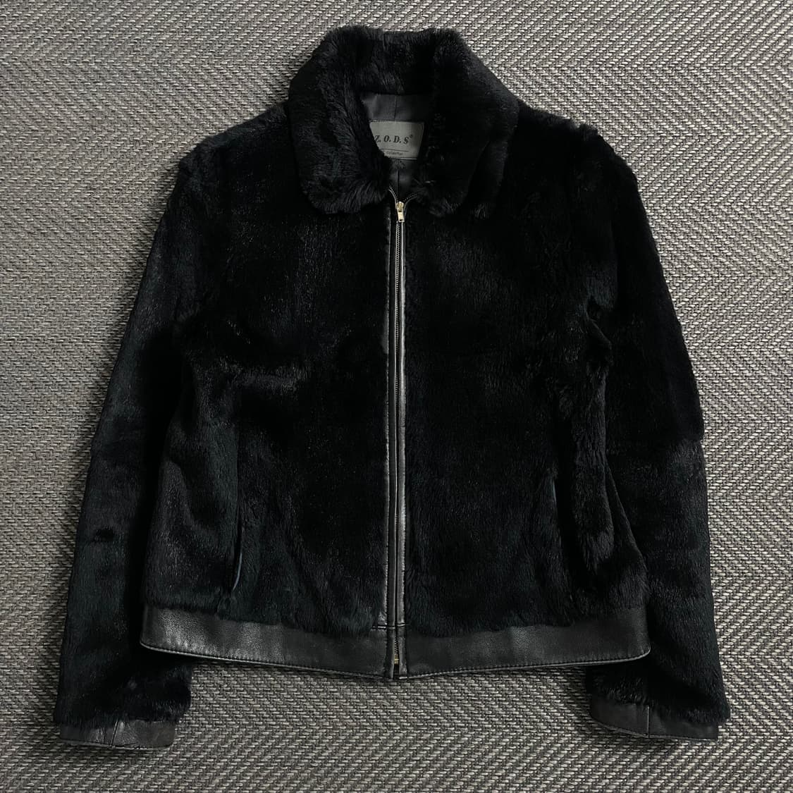 Z.0.D.S 램스킨 트리밍 레빗 퍼 무스탕 자켓o 4632 상품이미지1