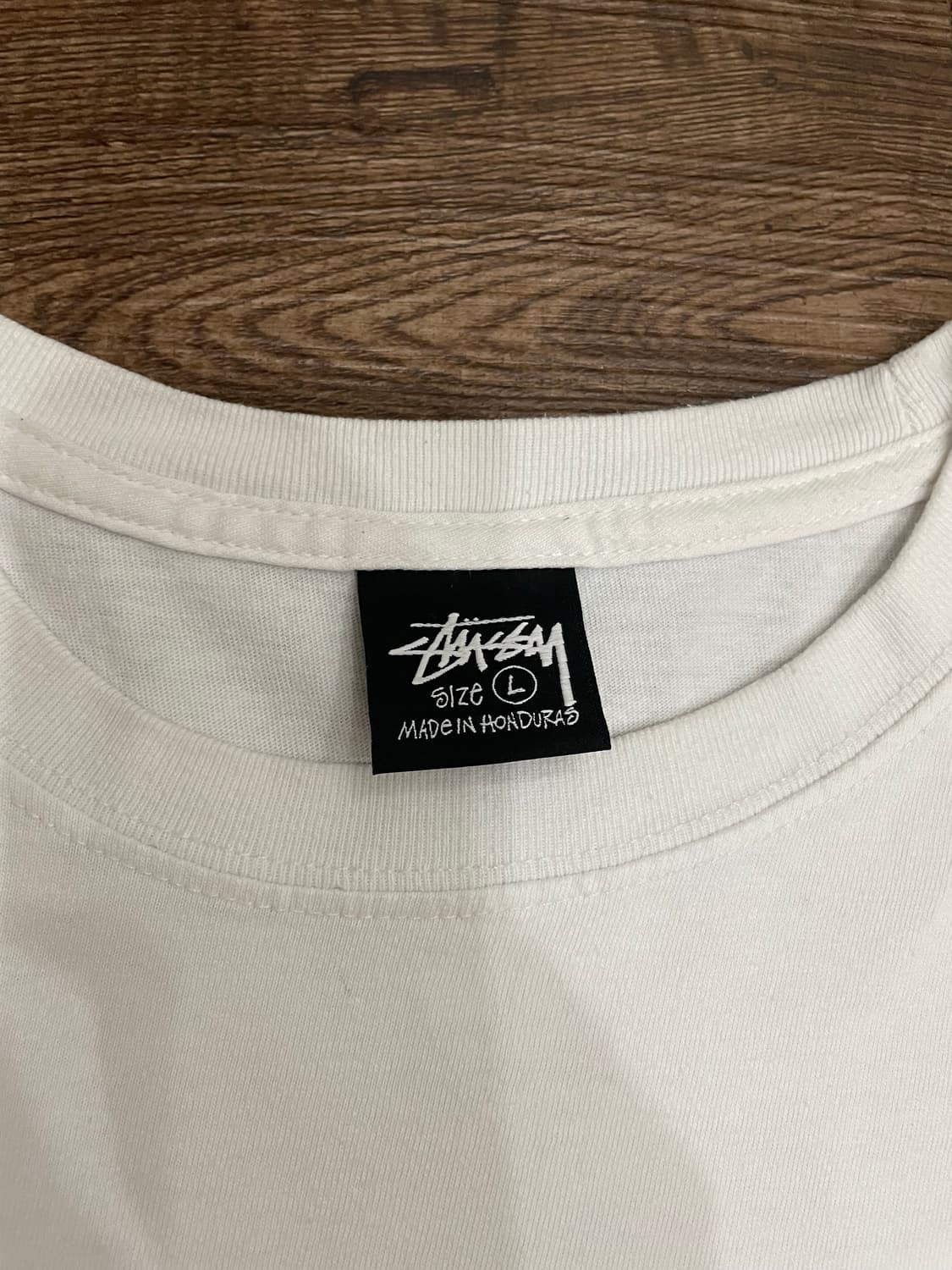 스투시 stussy 베이직 로고 반팔 티셔츠 화이트 상품이미지6