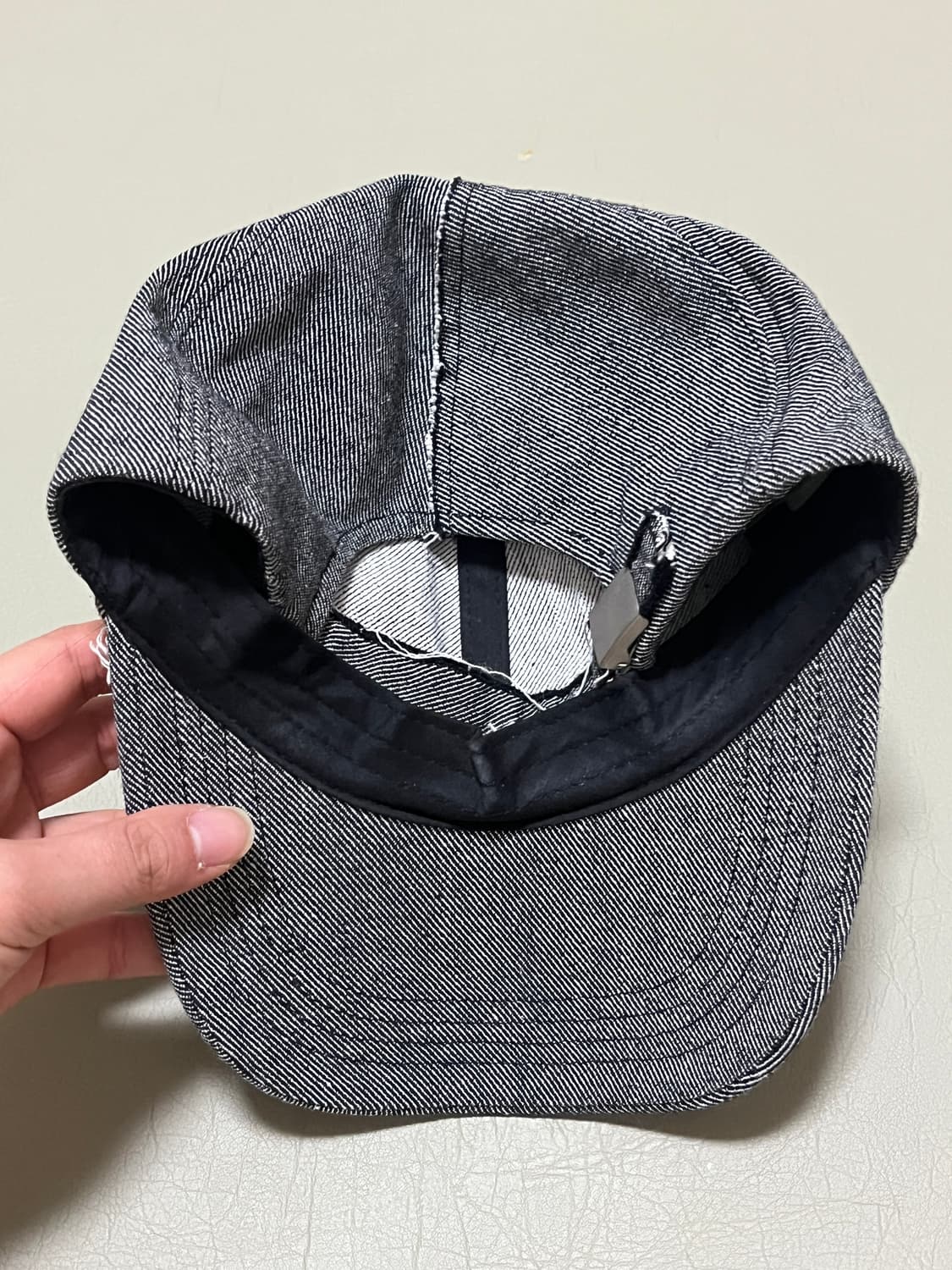 마뗑킴 데님 볼캡 상품이미지2