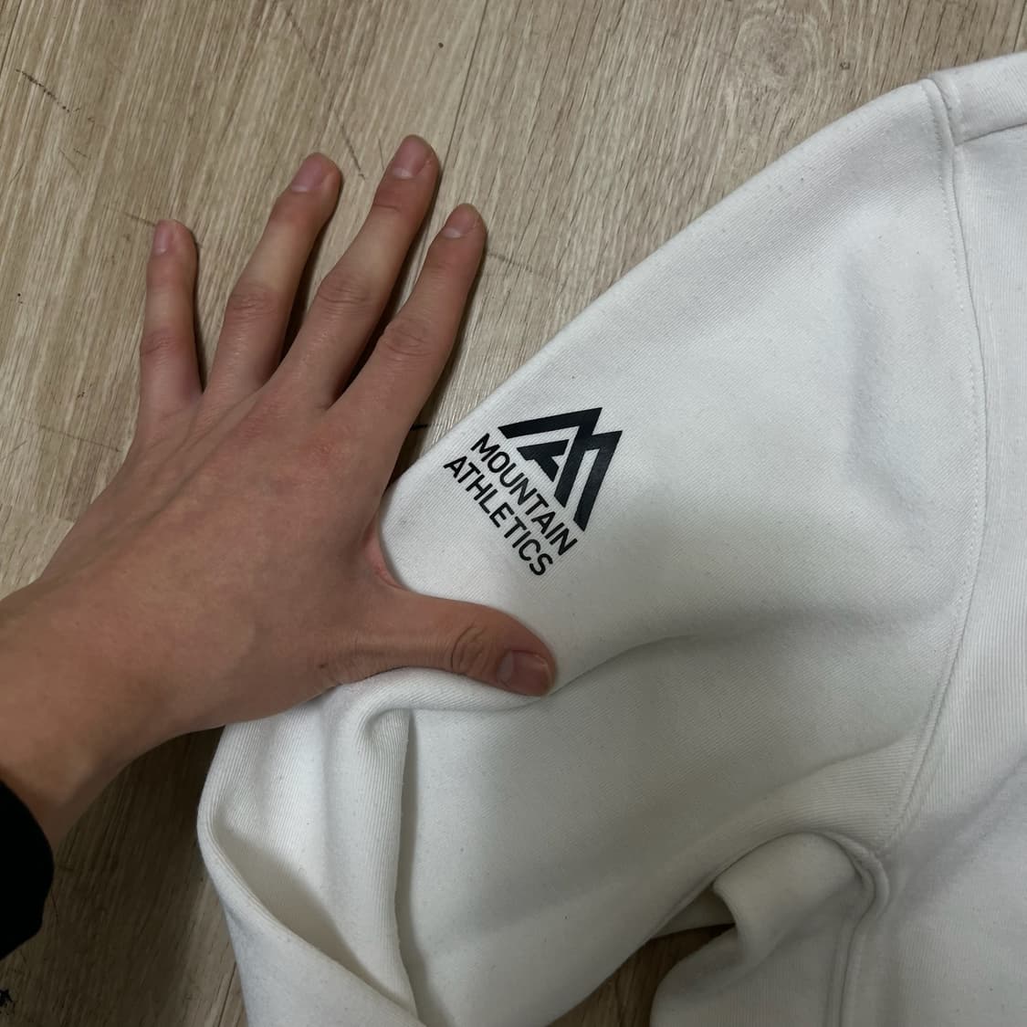 노스페이스 아틀레틱 빅로고 후드티 M/95  상품이미지4