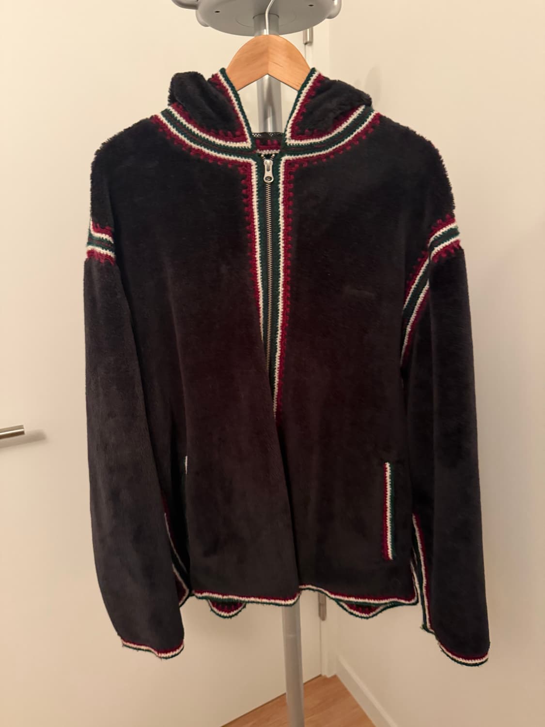 (XL) 23ss 슈프림 크로셰 엣지 후드 집업 상품이미지1