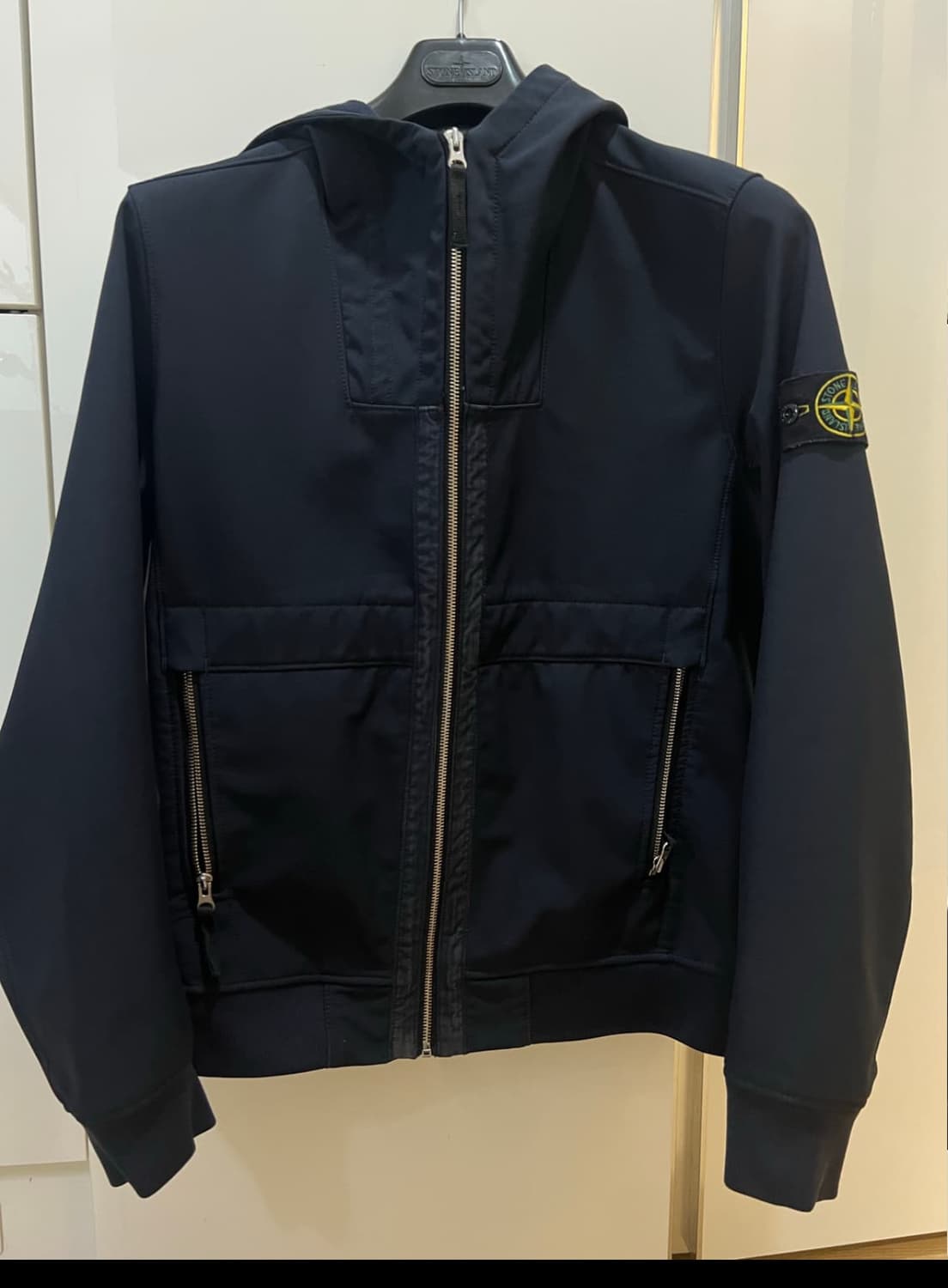 스톤아일랜드 소프트 쉘 네이비  상품이미지1