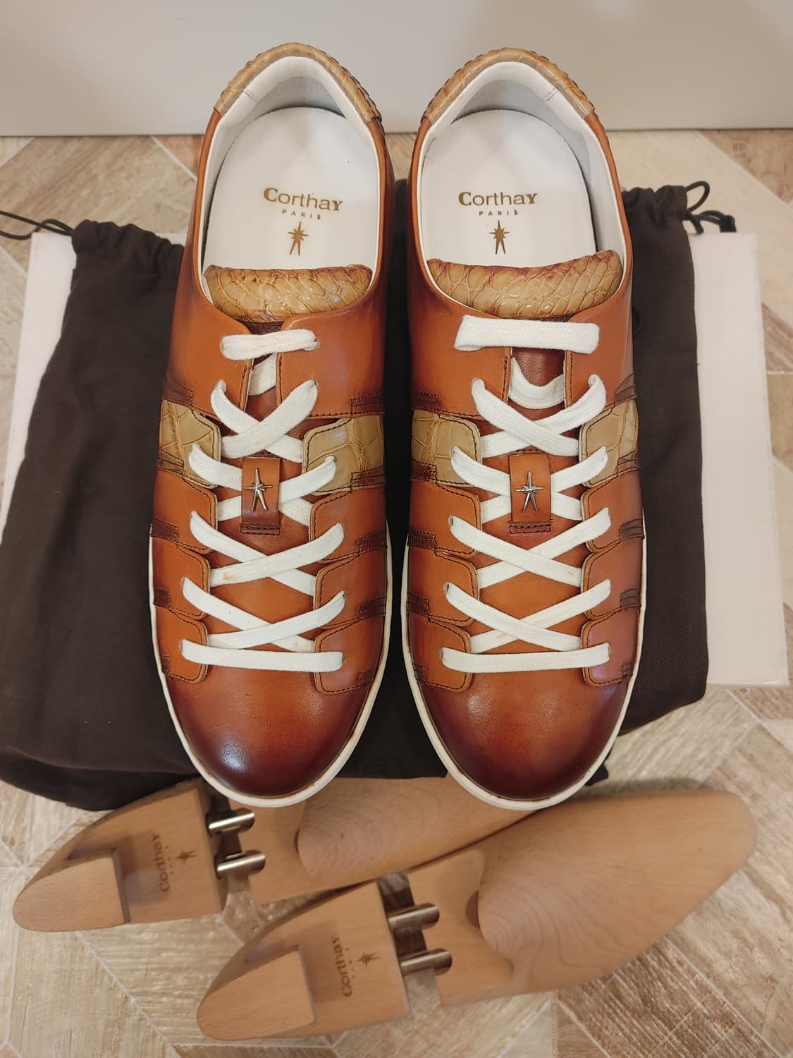 Corthay 꼬르떼 크로크다일 90s 스니커즈 상품이미지2