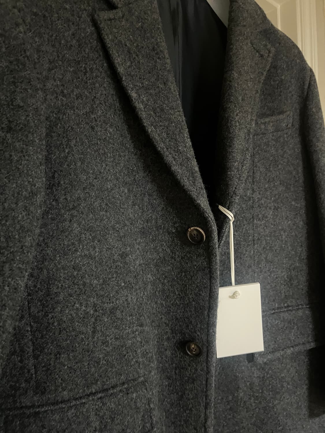 쿠어 알파카 롱 싱글코트 상품이미지2