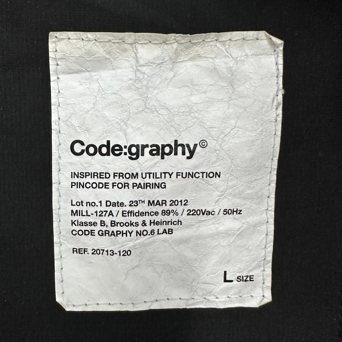 100 코드그라피 남자 오버핏 투웨이 바람막이 자켓 상품이미지3