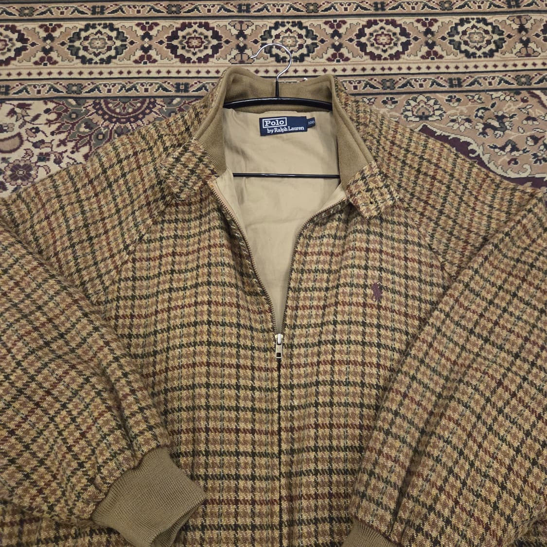 폴로 건클럽체크 울 해링턴 자켓 울 바라쿠타 자켓 g9자켓 상품이미지2