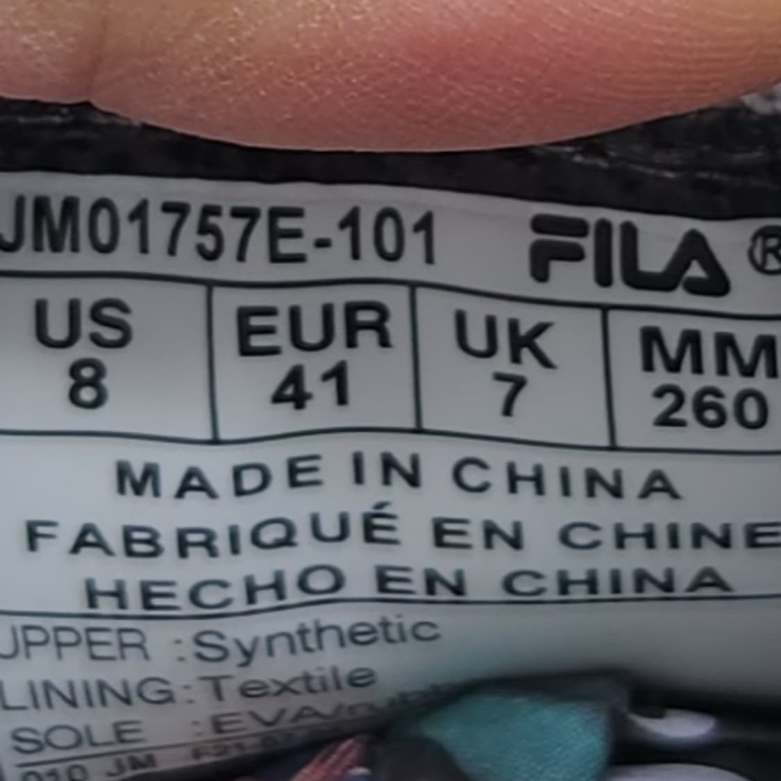 휠라 파이어크래커 운동화 260 상품이미지6