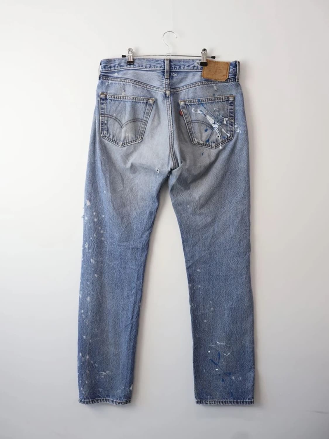 90's Levi's 501 USA Paint Jeans 상품이미지4