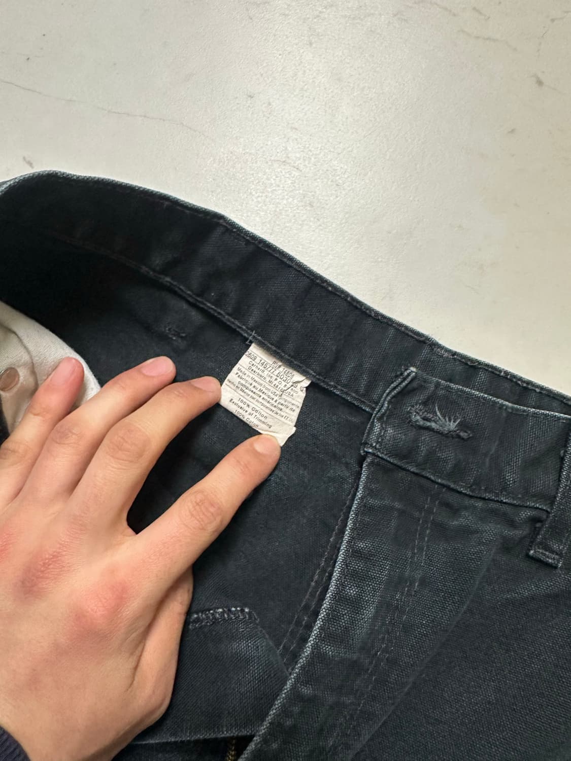 칼하트 더블니 블랙 상품이미지5