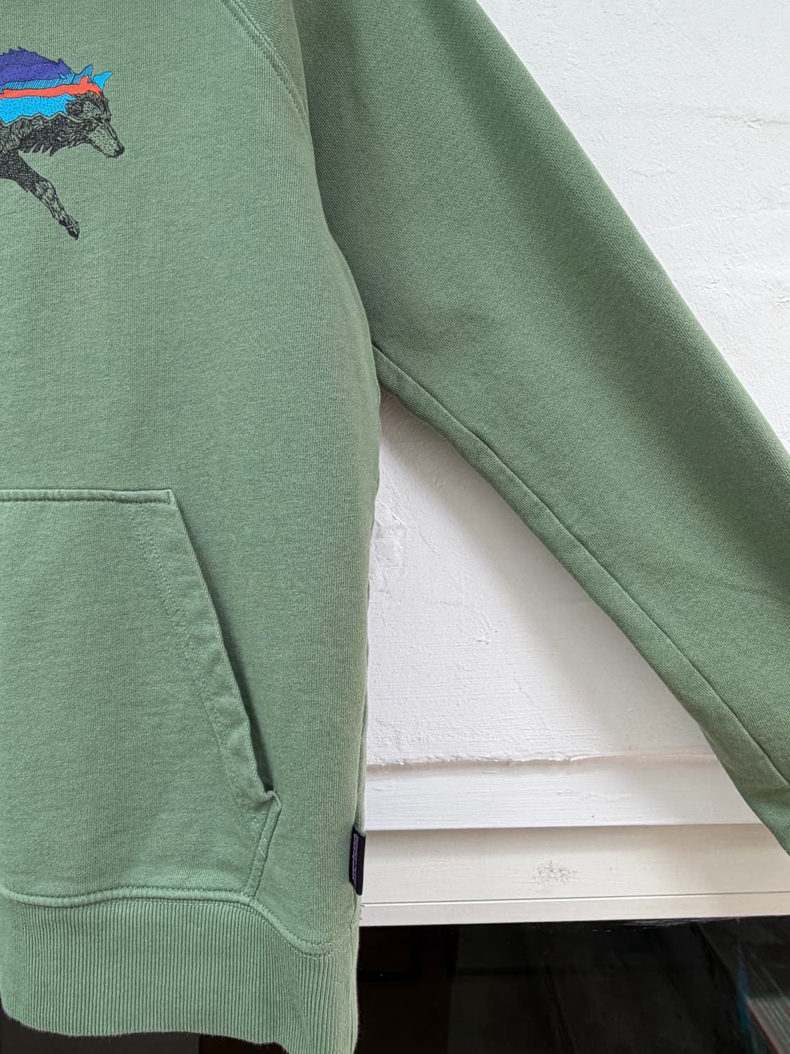 Patagonia 파타고니아 우먼 오가닉 울프 후드티 S 상품이미지5