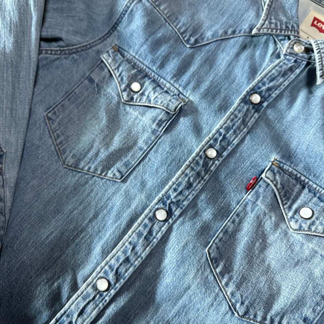 리바이스 데님 웨스턴 셔츠 S 상품이미지3