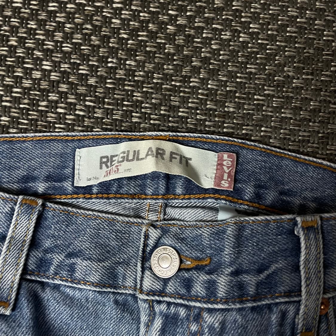 (36) 리바이스 505 36X30 연청 레귤러핏 데님 팬츠 상품이미지3