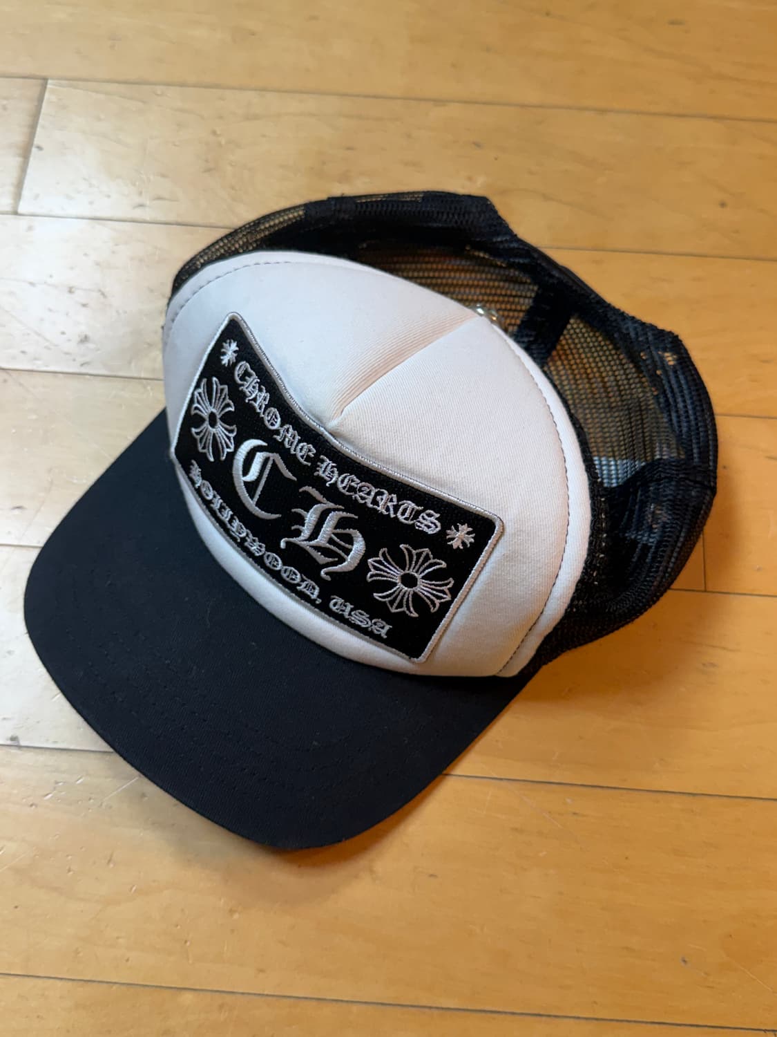 크롬하츠 CH 할리우드 블래/화이트 트러커햇 상품이미지1