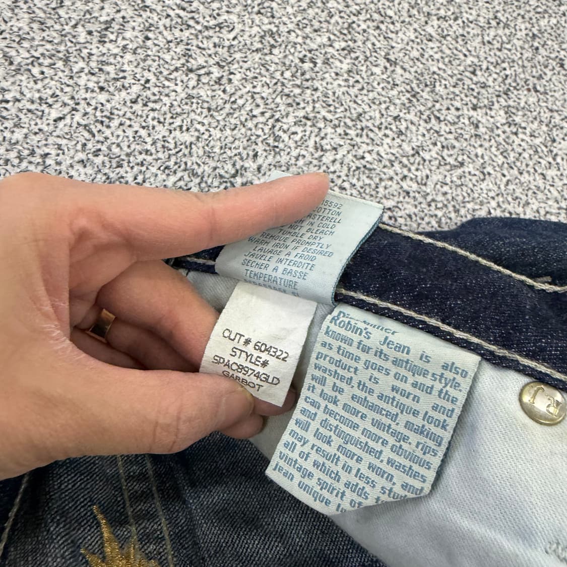 26 로빈슨 여성 부츠컷 데님 0127H2 상품이미지6