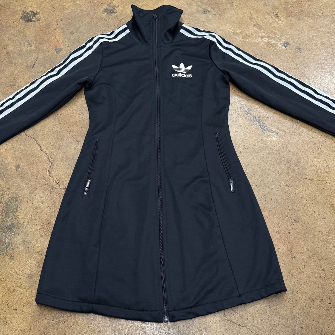[정품/95] 아디다스 삼선 트랙탑 블랙 스커트 b15 상품이미지3