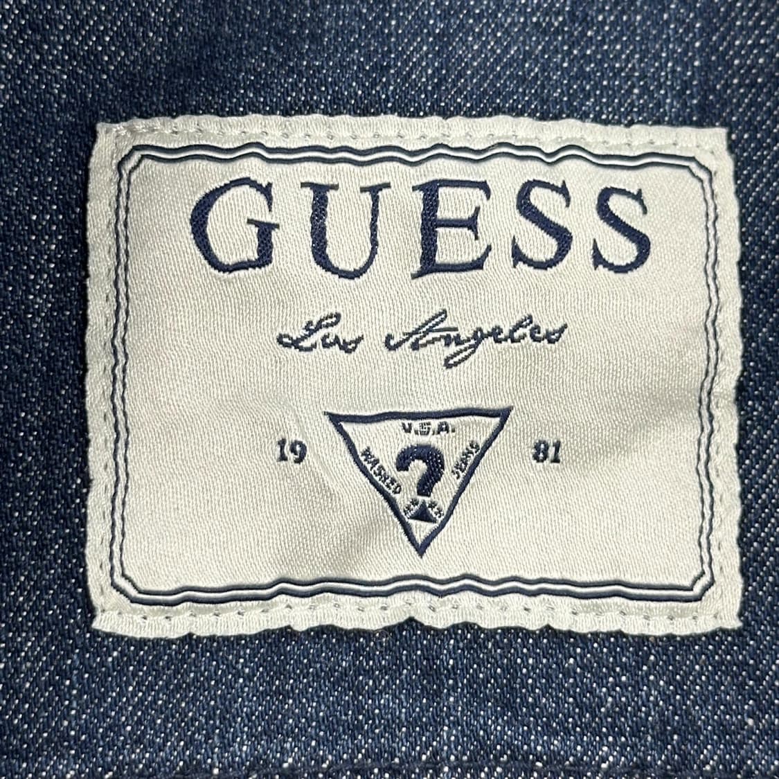 게스 GUESS 우먼 트러커 데님 청자켓 (XS 여성추천) 상품이미지4