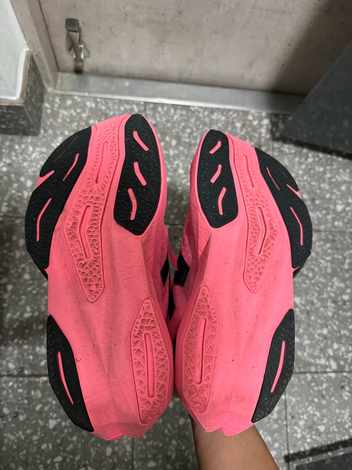 뉴발란스 퓨어셀 레벨 v4 울트라 핑크 D 스텐다드 상품이미지5