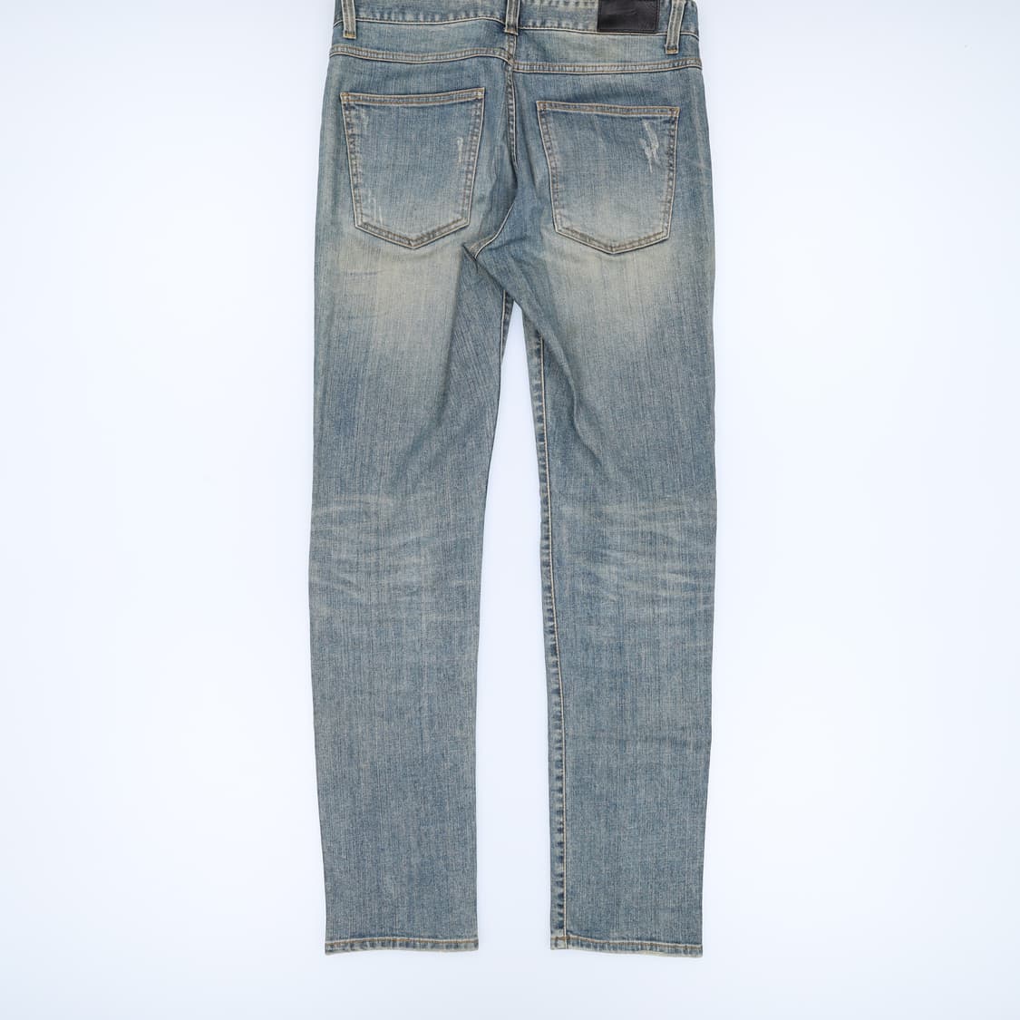 [M32] 플랙 워싱 데님팬츠 일자 연청바지 0119H2 상품이미지2