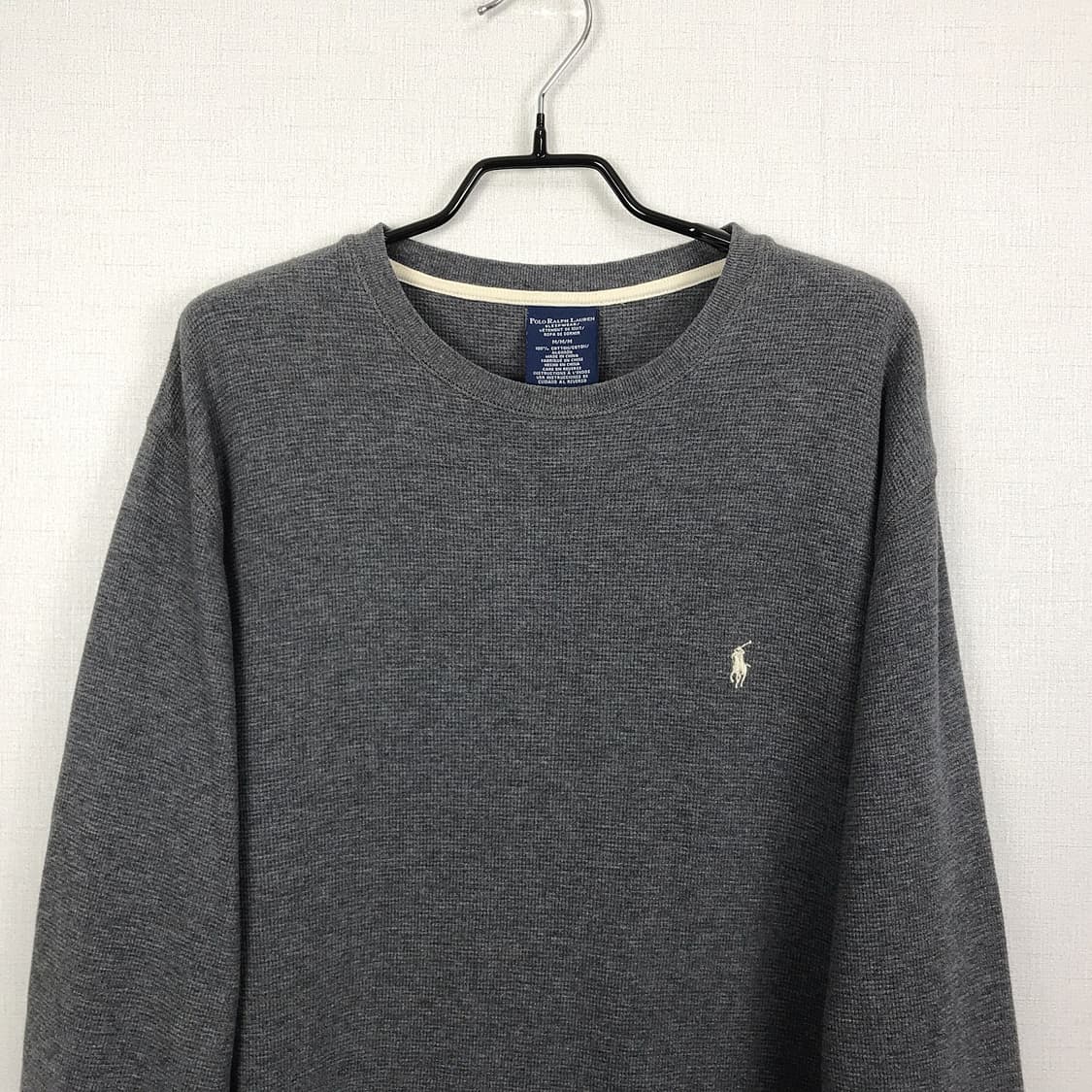 폴로 랄프로렌 슬립웨어 슬리브 긴팔 티셔츠 남성M (100) 상품이미지2