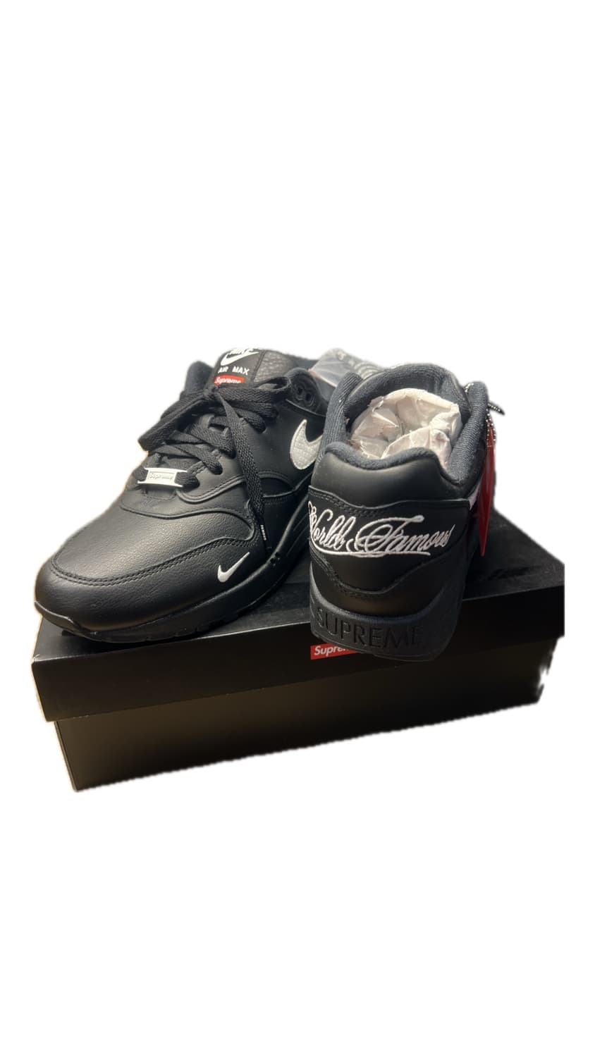 supreme X nike 에어포스 블랙 상품이미지2