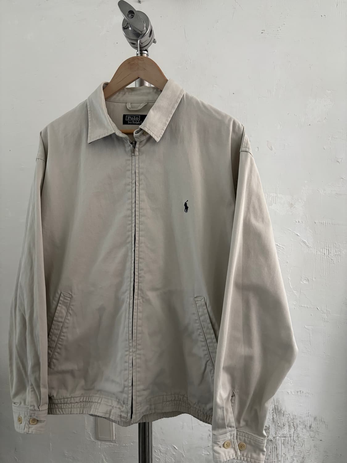 Polo 폴로 랄프로렌 라이트베이지 코튼 헤링턴 자켓 상품이미지2