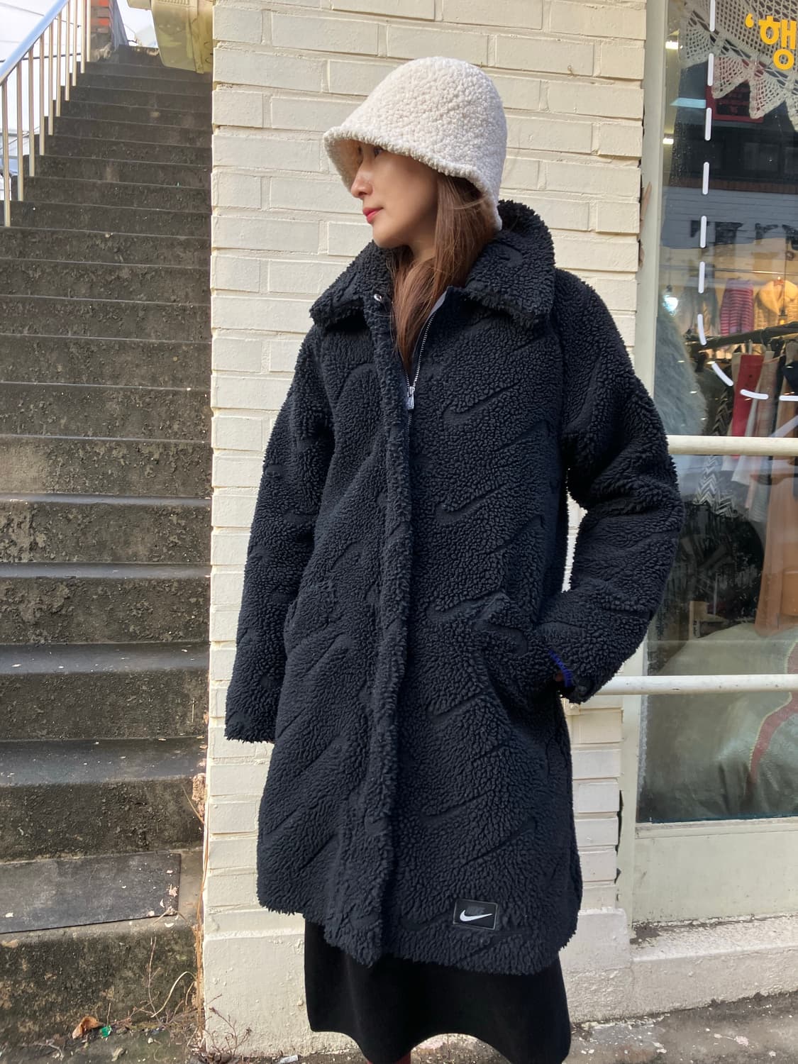 [S] 나이키 스우시 롱 후리스 플리스 상품이미지1