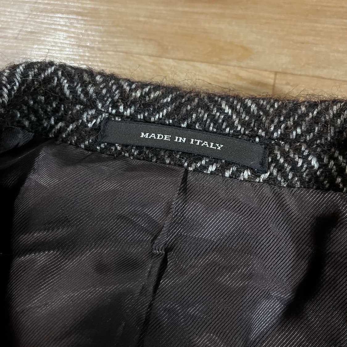 [100] 딸리아또레 헤링본 알파카 코트 상품이미지4